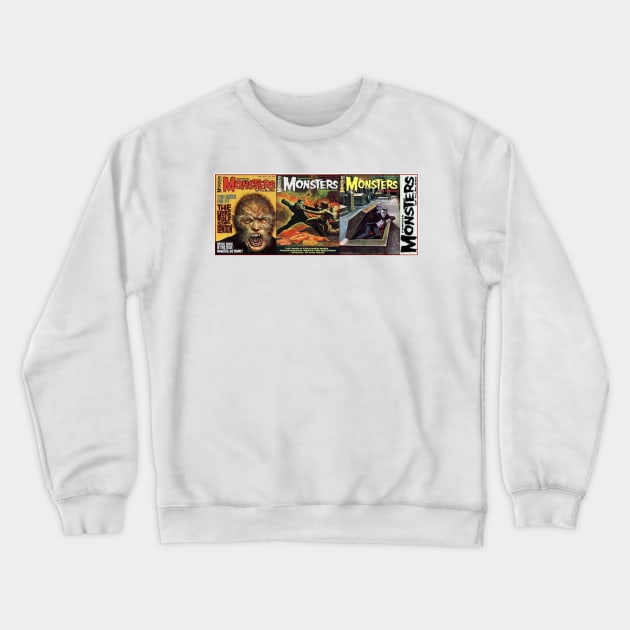 Classic Famous Monsters of Filmland Series 10 Crewneck Sweatshirt by Starbase79